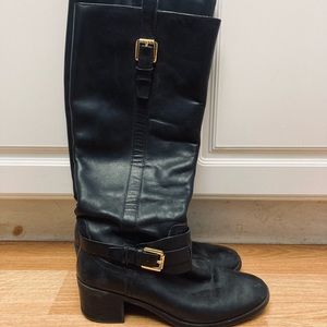 🌟 EUC Ralph Lauren Tall Black Boots